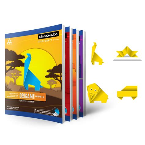 Buy Classmate Origami S Unruled 172 Pages 240 Mm X 180 Mm Pack Of