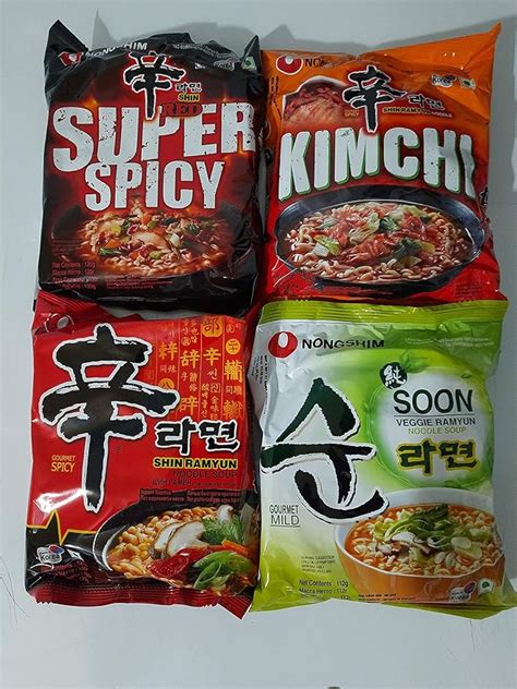 Nongshim Kimchi Shin Ramyun Instant Noodle Gourmet Spicy 4 23 Oz 120