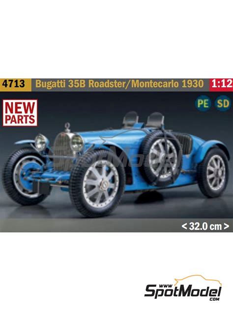 Italeri 4713 Car Scale Model Kit 1 12 Scale Bugatti 35B Roadster