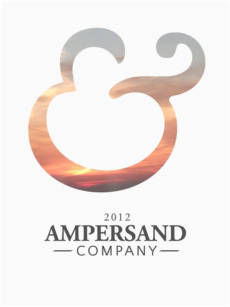 "Ampersand Company Logo - Sunset" T-shirt by AmpersandCo | Redbubble