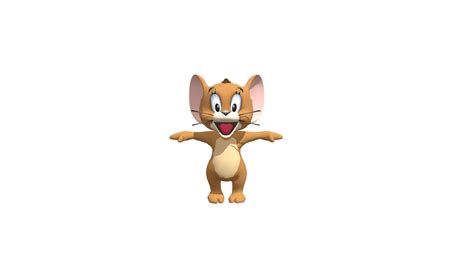 Jerry The Mouse - Download Free 3D model by gaddiellartey2010 [8d6d7a8] - Sketchfab