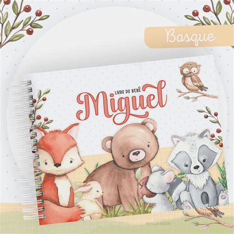 Bosque Livro e Caderneta do Bebê Elo7 Produtos Especiais