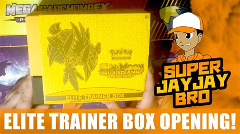 POKEMON SUN MOON GUARDIANS RISING ELITE TRAINER BOX OPENING