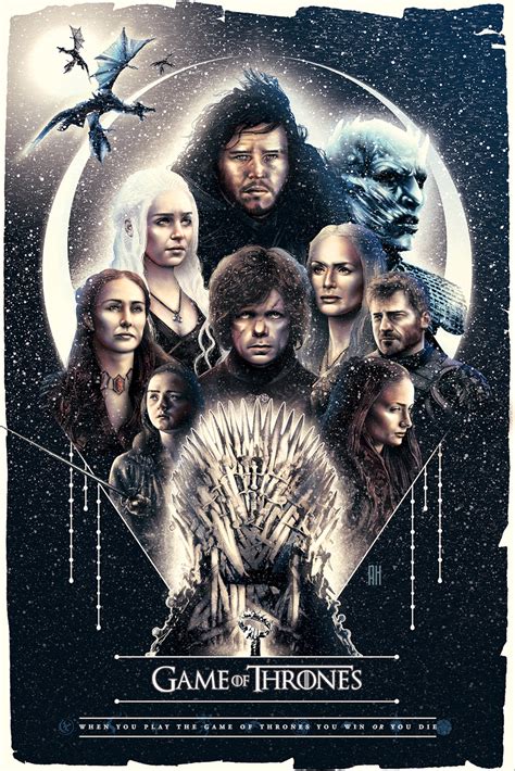 Game Of Thrones Poster By Alex Hess Official