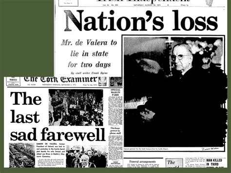 The death of Eamon de Valera,... - Irish Newspaper Archives