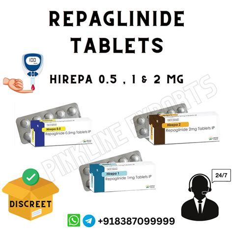 Hirepa 0 5mg Repaglinide Tablet Packaging Size 3 X 10 At Rs 300