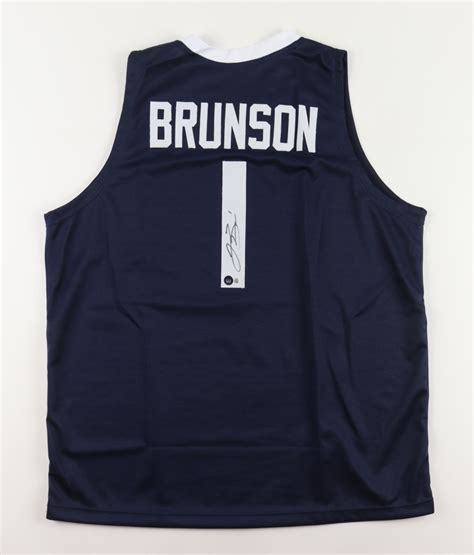 Jalen Brunson Signed Jersey Beckett Pristine Auction