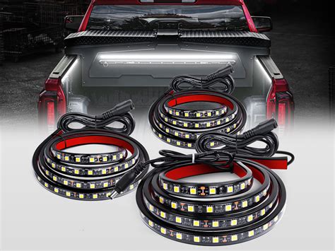 Amazon Gooacc Truck Bed Light Strip Pcs Leds White Led