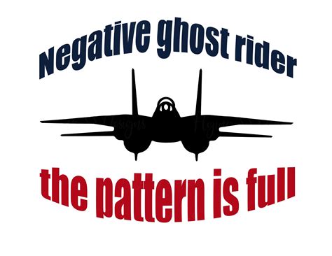 Negative Ghost Rider The Pattern Is Full Top Gun Png Etsy