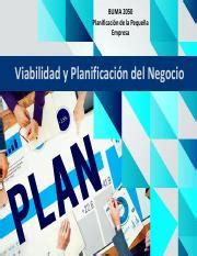 Buma M Viabilidad Y Planificacion Del Negocio Pdf Buma