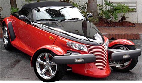 Chrysler Plymouth Prowler Photos & Pictures of Woodward Red & Black Prowler