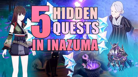 5 HIDDEN quests in Inazuma | Genshin Impact - YouTube