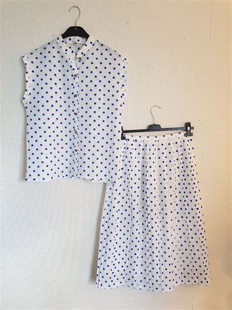 Vintage Polkadr M Tise