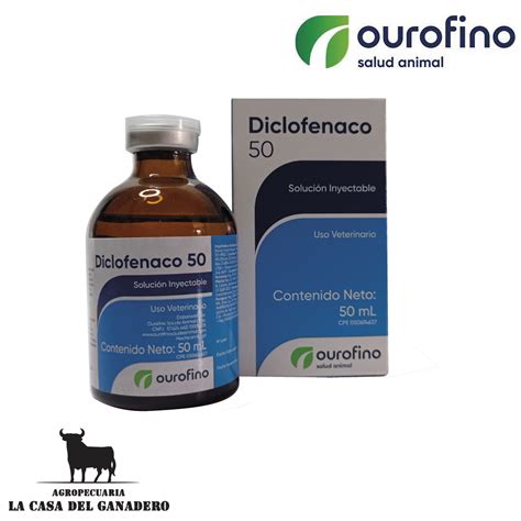 Diclofenaco 50 Ml Ourofino La Casa Del Ganadero