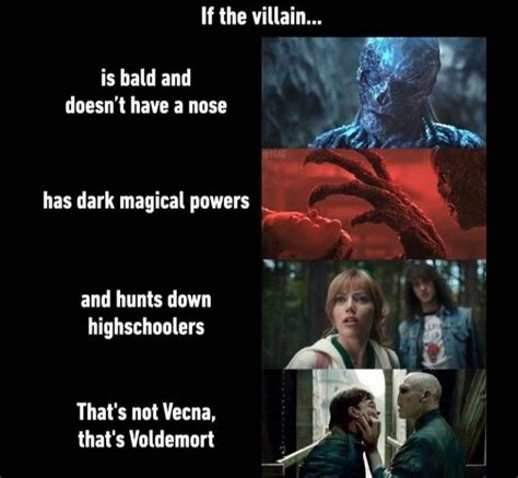 Vecna001henryvoldemort Stranger Things Meme Harry Potter Funny I