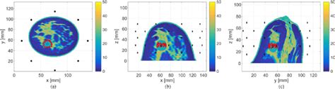 Estimated Boundary Shown By The Red Circles Of The Ellipsoidal