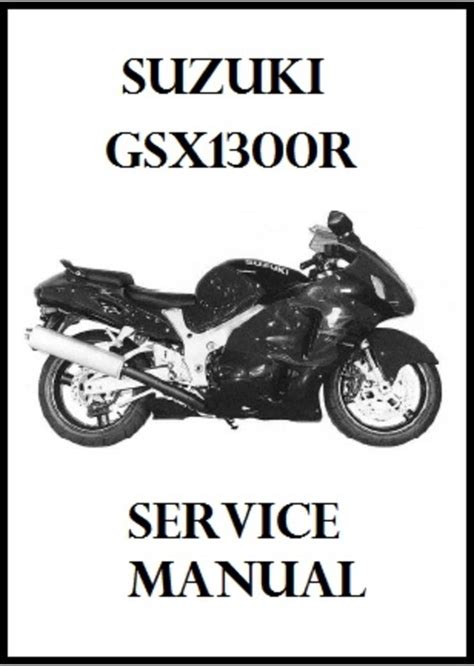 Suzuki Hayabusa Gsx 1300r Motorcycle Service Manual Tradebit