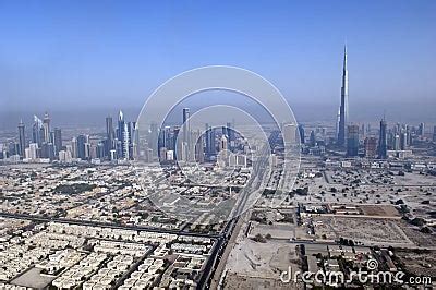 DUBAI Aerial View Editorial Photo - Image: 21491231