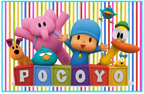 Kit Imprimible Candy Bar Pocoyo Para Cumpleaños Candy Bar Gratis