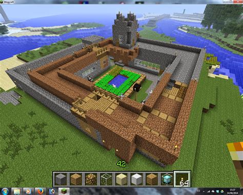 Construcciones En Minecraft Antiguo Poblado Fortificado