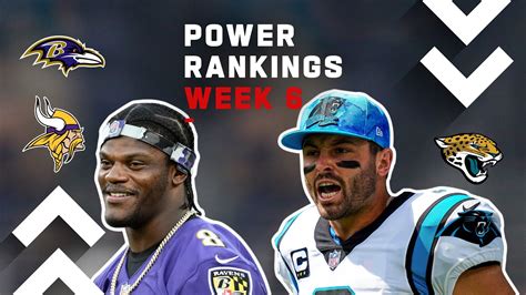 Nfl Power Rankings Week 6 Youtube