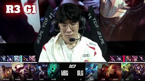 Wbg Vs Blg Game Round Lpl Spring Playoffs Weibo Gaming