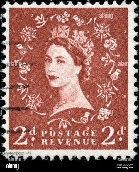 Postmarked Stamp From The United Kingdom Of Great Britain And Northern