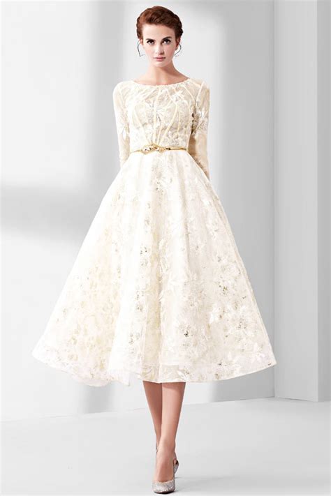 Robe Chic En Dentelle Mi Longue Pour Soir E C R Monie Florale Printemps