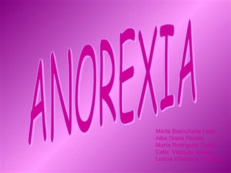 Power Point Anorexia Y Bulimia PPT