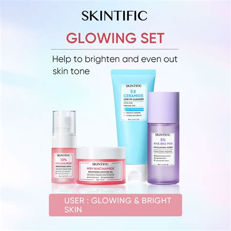 Skintific Pcs Skincare Set With Serum Low Ph Cleanser Barrier Repair