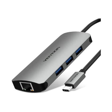 VENTION TYPE C TO MULTI FUNCTION 8 IN 1 DOCKING STATION TYPE C TO USB 3