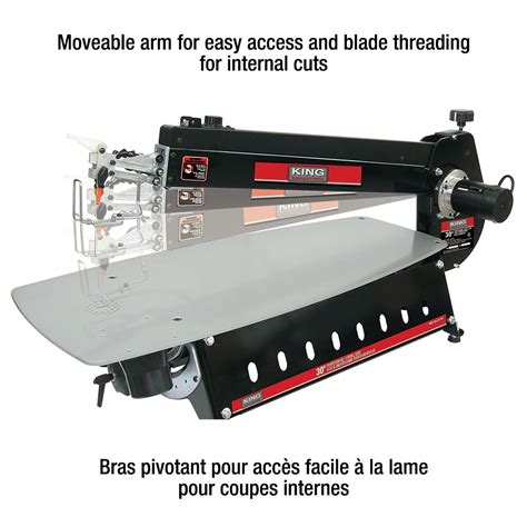 King Canada 30 Professional Scroll Saw With Foot Switch Model K Professional Grinding Inc