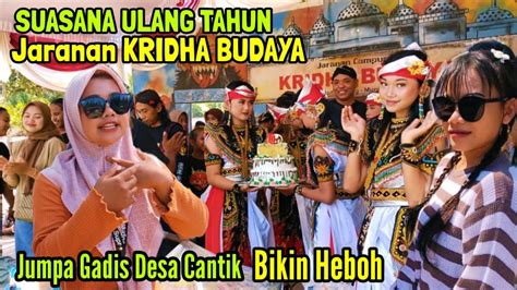 WOW Meriahnya Suasana Ulang Tahun Kesenian Jaranan KRIDHA BUDAYA Di