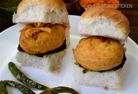 Street Style Vada Pav Recipe How To Make Wada Pav Recipe — Crunchy