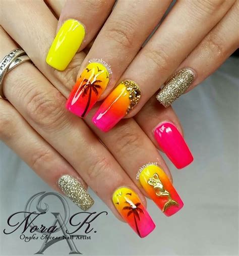 Pin By Ingrid Vanzwaelmen On Summer Nail Art Nails Cute Acrylic