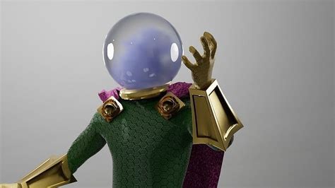 Classic Mysterio From Spider Man Free 3d Model Rigged Cgtrader