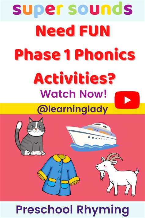 Phase 1 phonics – Artofit