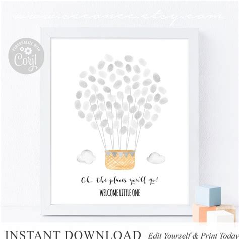 Hot Air Balloon Party Etsy