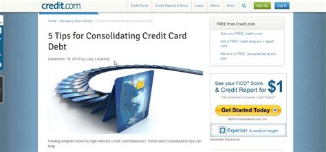 Credit Card Debt Consolidation Loans Online Youtube