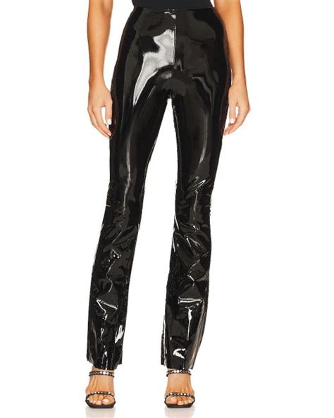 Commando Faux Patent Leather Flare Legging In Black Lyst Uk