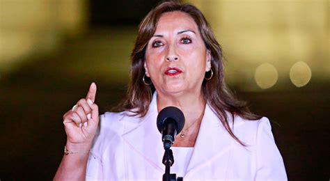 Dina Boluarte El 77 Por Ciento No La Quiere Y Un 73 Por Ciento Cree