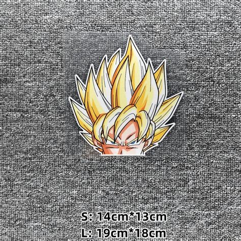 Car Stickers Dragon Ball Z Son Goku Vegeta Super Saiyan Anime