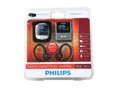 Philips Gogear 10 Silver 4gb Mp3 Player Raga