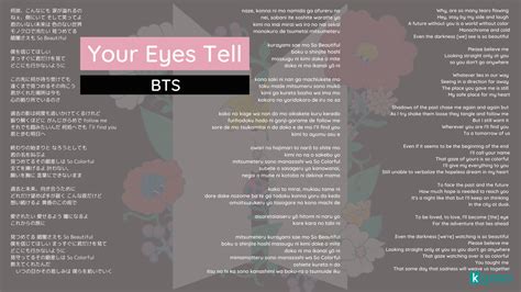 BTS Your Eyes Tell English Translation Lyrics : r/kgasa