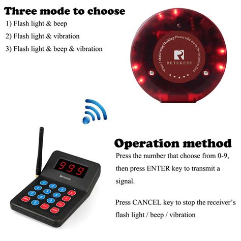 Retekess T Restaurant Pager System