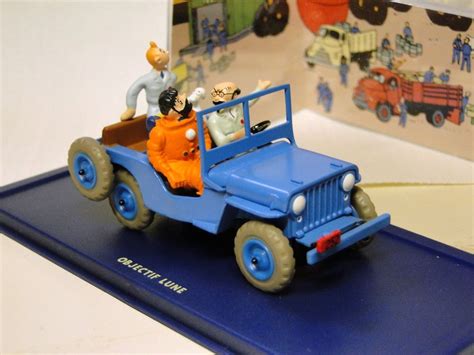 Jeep Willys Tintin Tim Objectif Lune Avec Pin S Kaufen Auf Ricardo