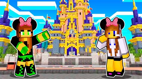 Visitamos A Disney Realista No Minecraft Parte Youtube