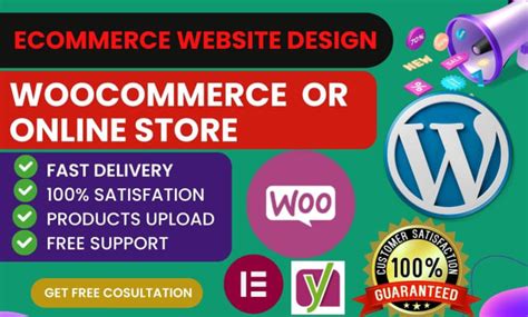 Design Woocommerce Ecommerce Website Or Online Store Wordpress