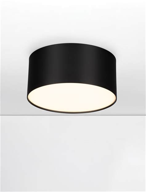 Nova Luce CEILING LUMINAIRES LULDO Sandy Black Aluminium