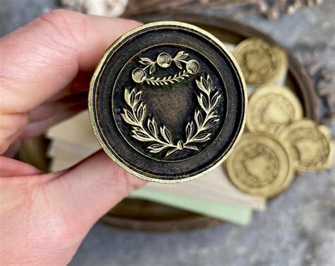 Antique French Wet Seal Stamp French Wax Seal Stamp French Antiques